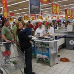 Kóstoltatás az Auchan-ban 2009. okt. 3-án